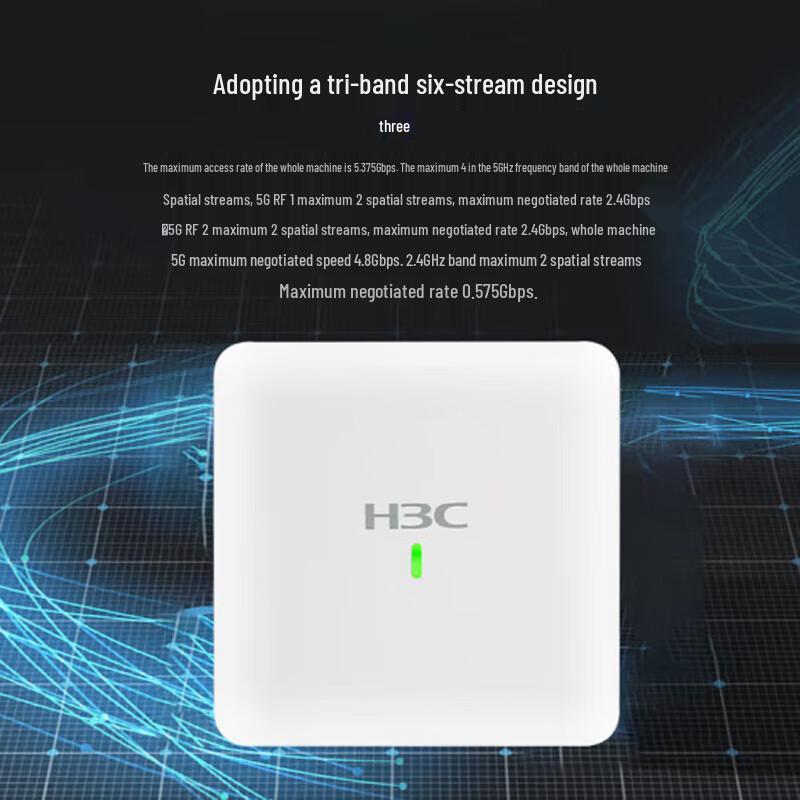 H3C WAP953 Tri-Band Ceiling Mount Enterprise WiFi Access Point