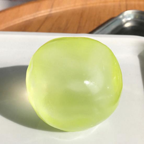 2/4/6 Peças Bola de Óleo de Coco Transparente para Apertar Alívio da Ansiedade Bola Anti-Stress Moldável Bola Macia Elástica Moldável para DIY Brinquedo Sensorial Fidget