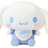 Sanrio Baby Washable Plush Toy Cute Stuffed Animal with 649988 Set, Cinnamoroll, Rattle, Washable,