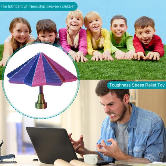Printed Expanded Fidget Star with Handle Fractal Octagon Sensory Toy