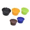 5Pcs Reusable Coffee Pod 50ml Refillable Coffee Capsule with Spoon Convenient to Use for Dolce Gusto