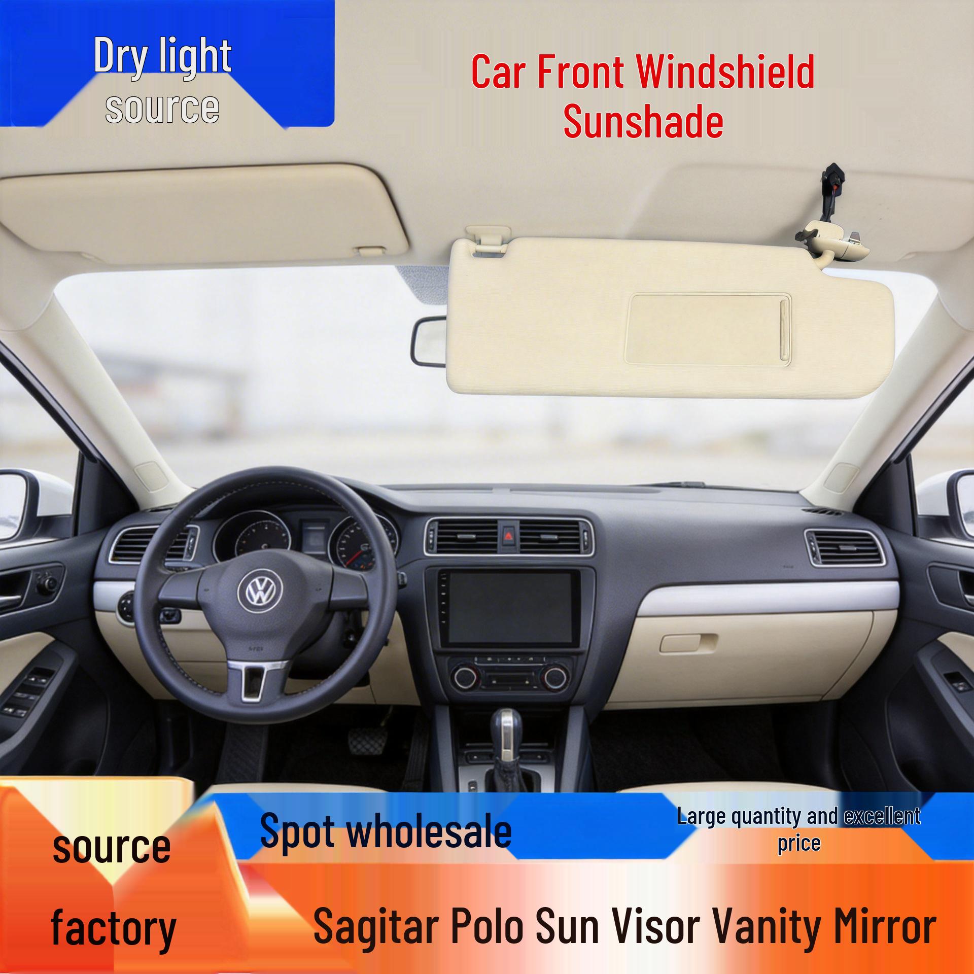 

Sagitar Sun Visor Vanity Mirror for 12-18 Models, Polo Driver & Passenger Seats