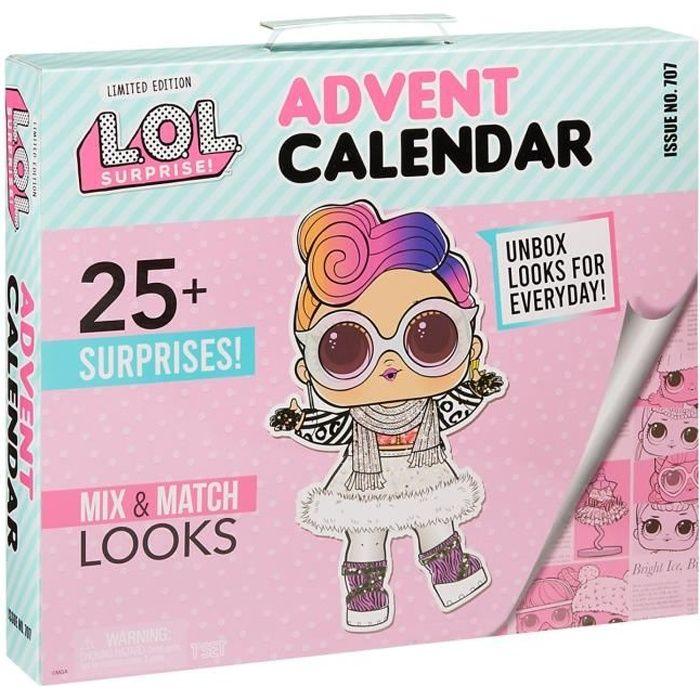 LOL Surprise - Calendrier de l'avent 2022 avec 25 surrpises tenues de défilé