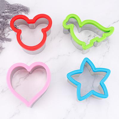 Stainless Steel Sandwich Bread Cutter Mould Cookie Cutter For Kids Star Heart Shape Stainless Steel Mould Biscuit Mold