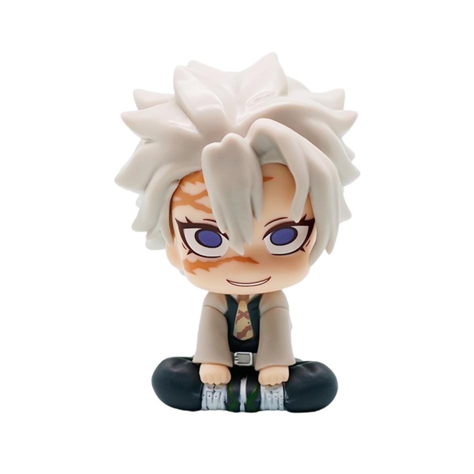 Anime Demon Slayer Kamado Tanjirou Kamado Nezuko Action-Charakter-Modell Spielzeugserie Puppe Kindergeburtstag/Weihnachtsgeschenk Spielzeug