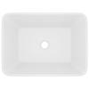 VidaXL Luxury Washbasin Countertop Sink Toilet Hand Wash Basin Bathroom Cosmetic Room Rectangular Interior White 147042