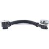 Asixxsix Overflow Bath Drain, 25.6inch Flexible Bathtub Overflow Drainer Concealed SPA Bathtub Overflow Drain Pipe for Kitchen Bathroom Bath Waste