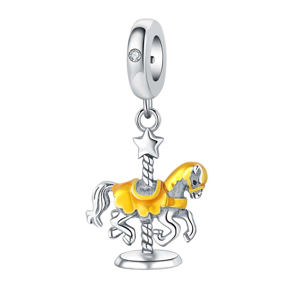 Splittable Mother Daughter Dangle Charm Bead Component Bead Components Compatible With Authentic Original Bracelet High Quality Fine Jewelry Designed