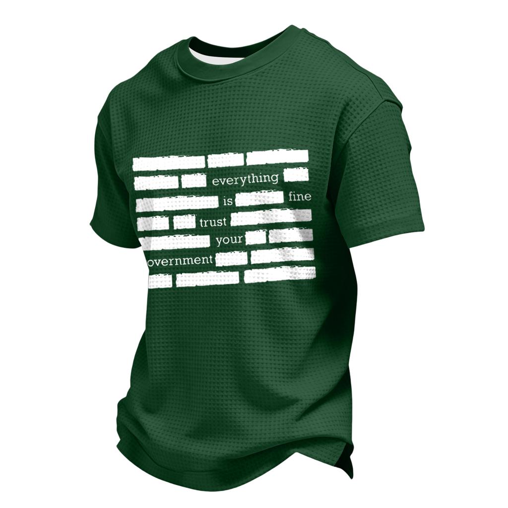 USA Jubiläum Herren Freizeit Pullover mit Buchstabenprint Langarm