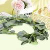 200CM Artificial Eucalyptus Garland Vine Ivy Handmade Fake Wreath Hanging For Home Garden Office Wedding Party Backdrop Arch Wall Decor