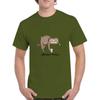 2023 Summer Crewneck T-shirt Student Minimalist Commuting Sports Quick Dry Short Sleeve Sloth Cartoon Breathable Loose