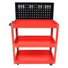 Three-Tier Heavy-Duty Tool Cart for Auto Repair, Workshop, Home Storage