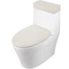 2pcs Elastic Corn Kernels Toilet Seat Cover Fresh Solid Color Bathroom Sanitary Napkin Cover Suitable for All Seasons Wrapped U-shaped Adapter