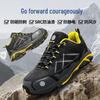 LARNMERN Men's Steel Toe Safety Work Shoes
