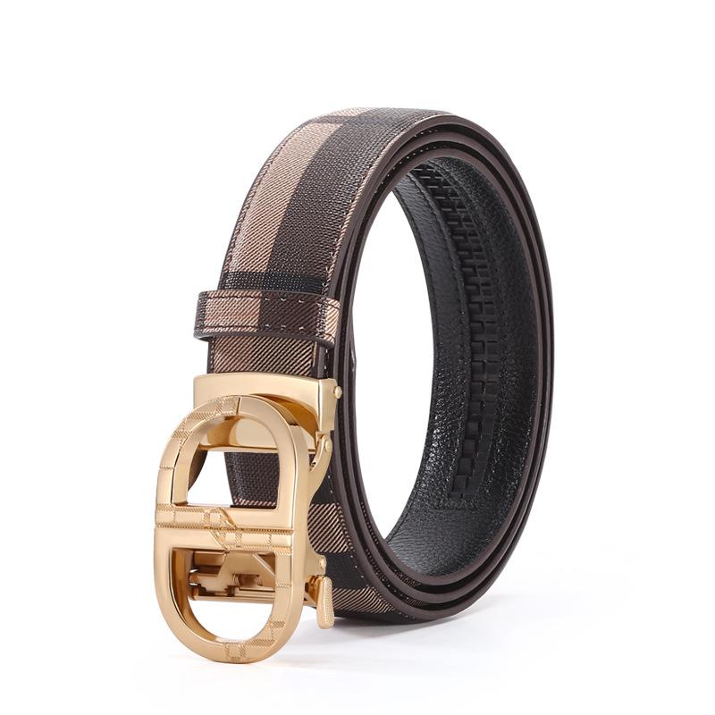 Curea Bărbați Aliaj Cataramă Automată Piele de Vacă Pură Curea Bărbați High-End Business Casual Pantaloni Curea Curea Bărbați