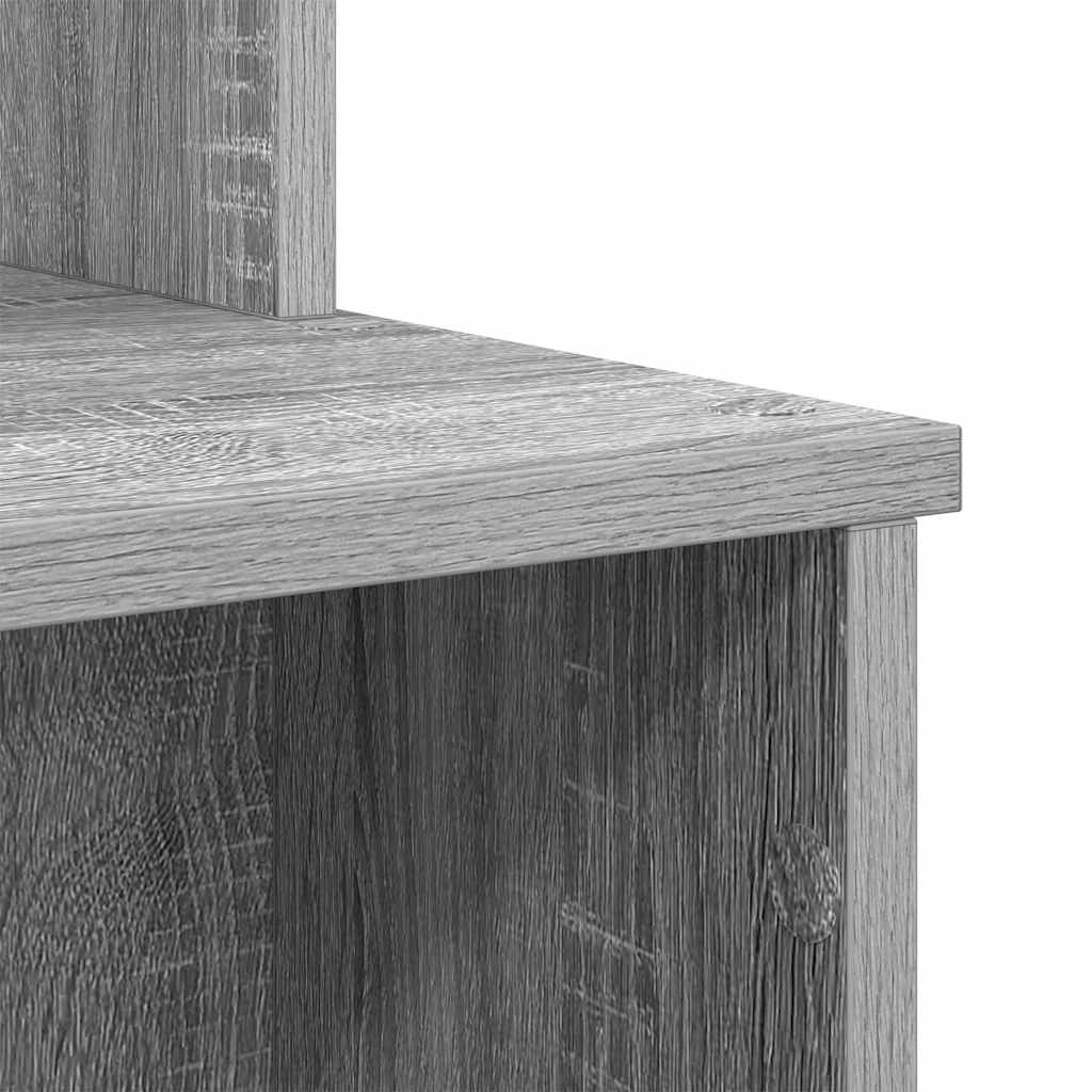 Desk in Grey Sonoma 120.5 x 44 x 88.5 cm engineered wood