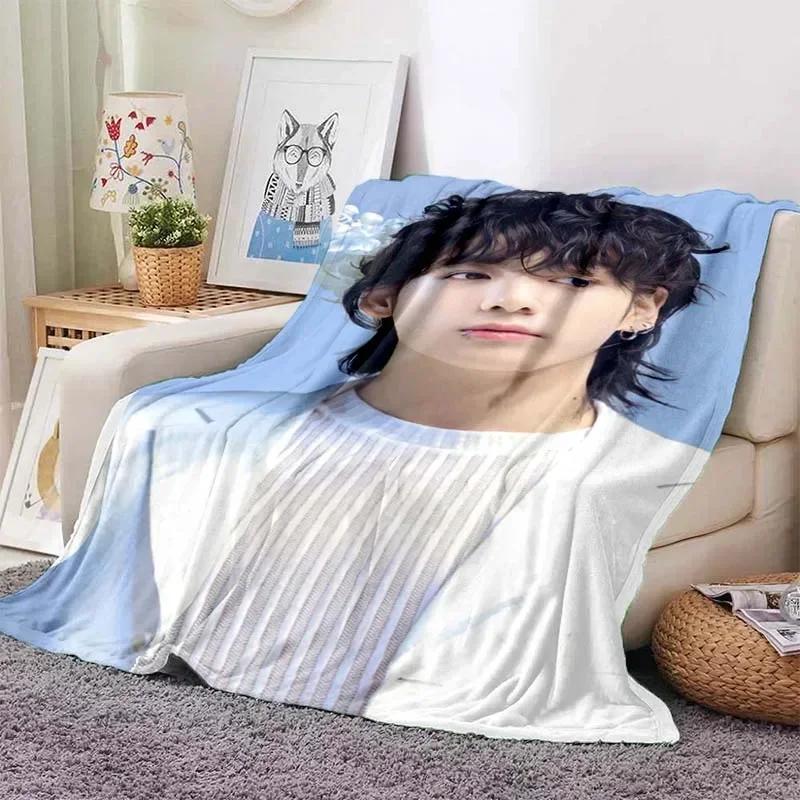 3DMale celebrity J-Jung Kook τυπωμένη κουβέρτα καναπέ σαλονιού κουβέρτα κρεβατοκάμαρας διακόσμηση κουβέρτα φανέλα απαλή ζεστασιά προσαρμόσιμη