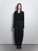 Visus Cotton Belted Pants_Black