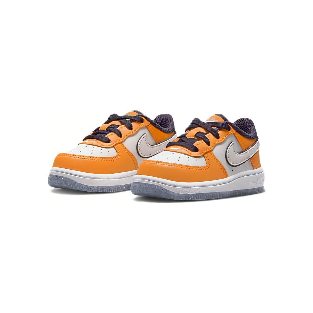 Nike Force 1 Low SE TD Clownfish Baby Sneakers Orange Vivid-Orange Gridiron FJ4657-800