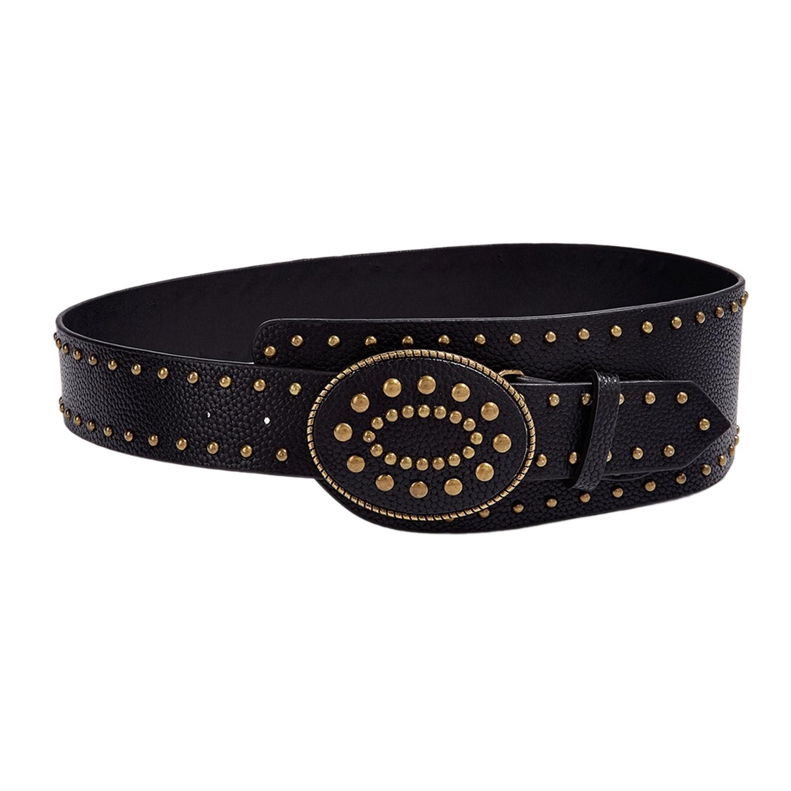 

Waist Belt Studded Buckle Punk Chain Costume Belt for Wrap Dress Waist Belt for Suit Skirt Jeans Jewelry 1