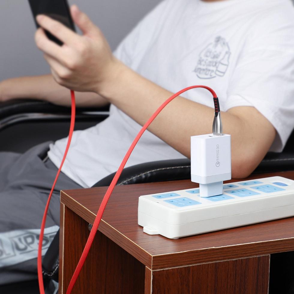 Micro USB kabel ROCK 2,4A rychlé nabíjení synchronizace dat Microusb kabel Android mobilní telefonní kabel