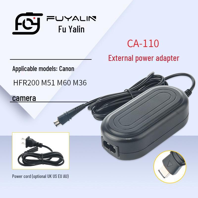 CA110 Power Adapter for Canon VIXIA HF M50/M500/M52/R60/R62