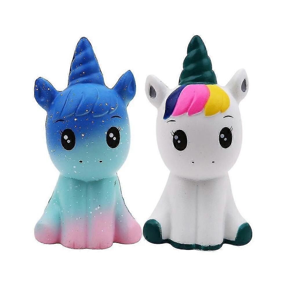 Squishy Cute Unicorn Simulation Animal Doll Pu Bread Slow Rising Scented Soft Squeeze Toy Stress Relief for Kid Xmas Gift