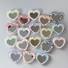 Korean-Style Desktop Phone Stand with Heart Mirror Decoration – Perfect for Watching Dramas