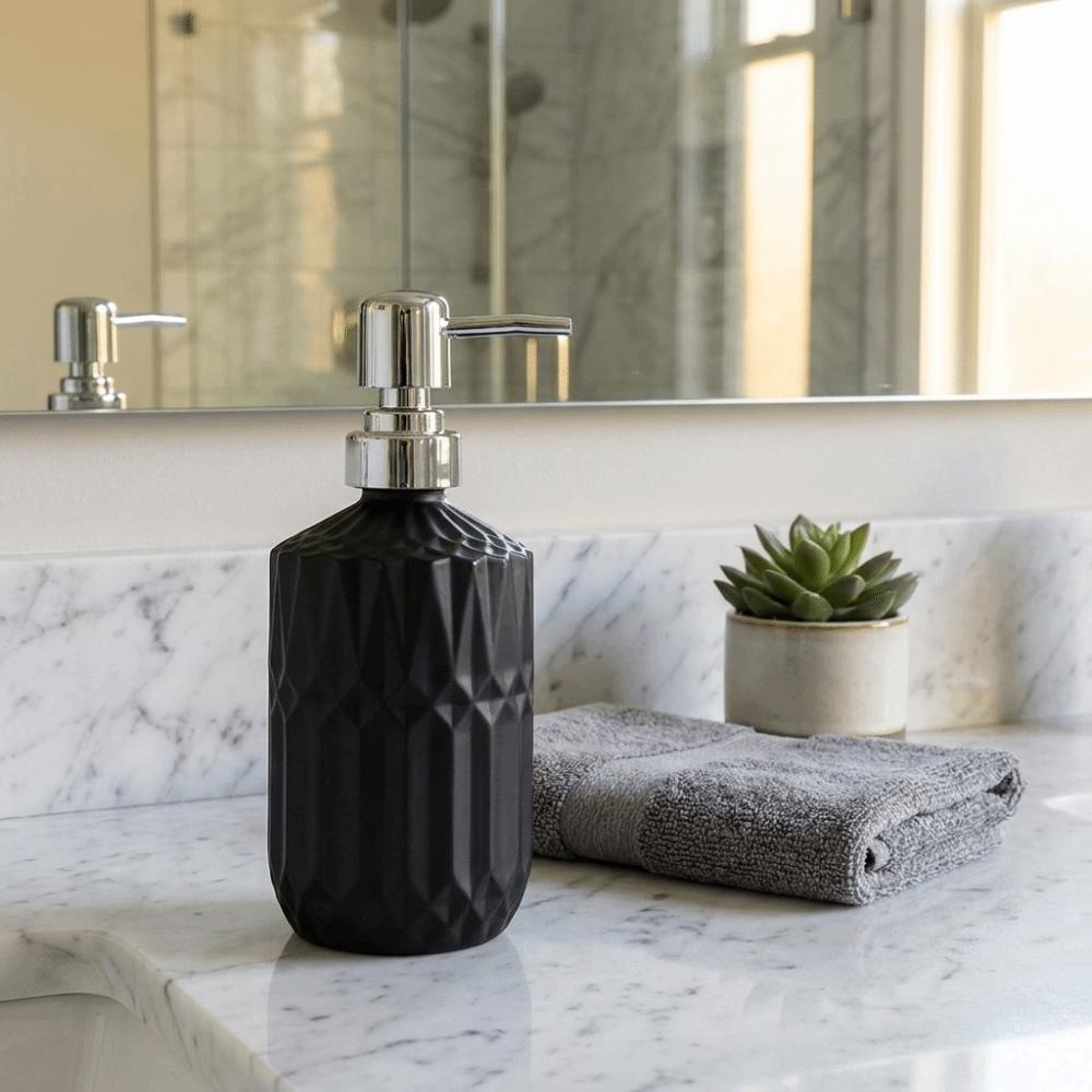 Textured Liquid Soap Dispenser Press Hand Sanitizer Bottle Liquid Storage Home Use