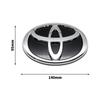 3D Car Logo Modified Black Logo Badges Front Rear Logo Silver For Toyota Hybrid Series Prado Highlander Camry Corolla Styling