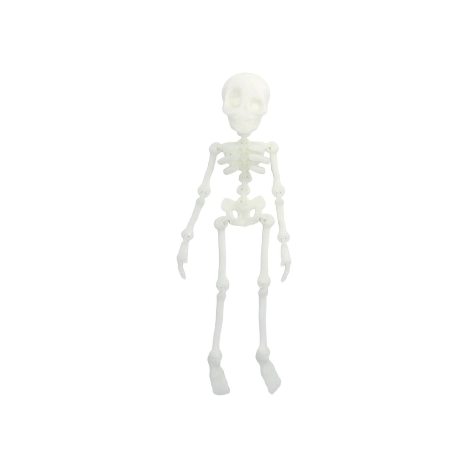 

Напечатанный на 3D-принтере скелет, подвижный человеческий сустав, детская игрушка на Хэллоуин, креативный магнит на холодильник One Size