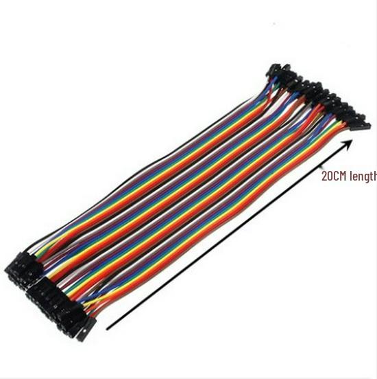 40-teiliges Dupont-Jumper-Wire-Set - Stecker-zu-Buchse, Stecker-zu-Stecker, Buchse-zu-Buchse, 10CM/15CM/20CM