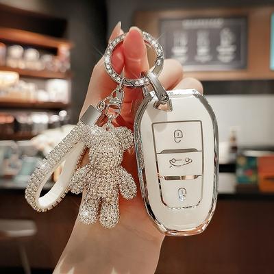 New TPU Car Remote Key Case Cover Shell For Peugeot 2008 3008 4008 5008 308 408 508 Citroen C4 C4L C6 C3-XR Picasso DS3 DS4 DS5