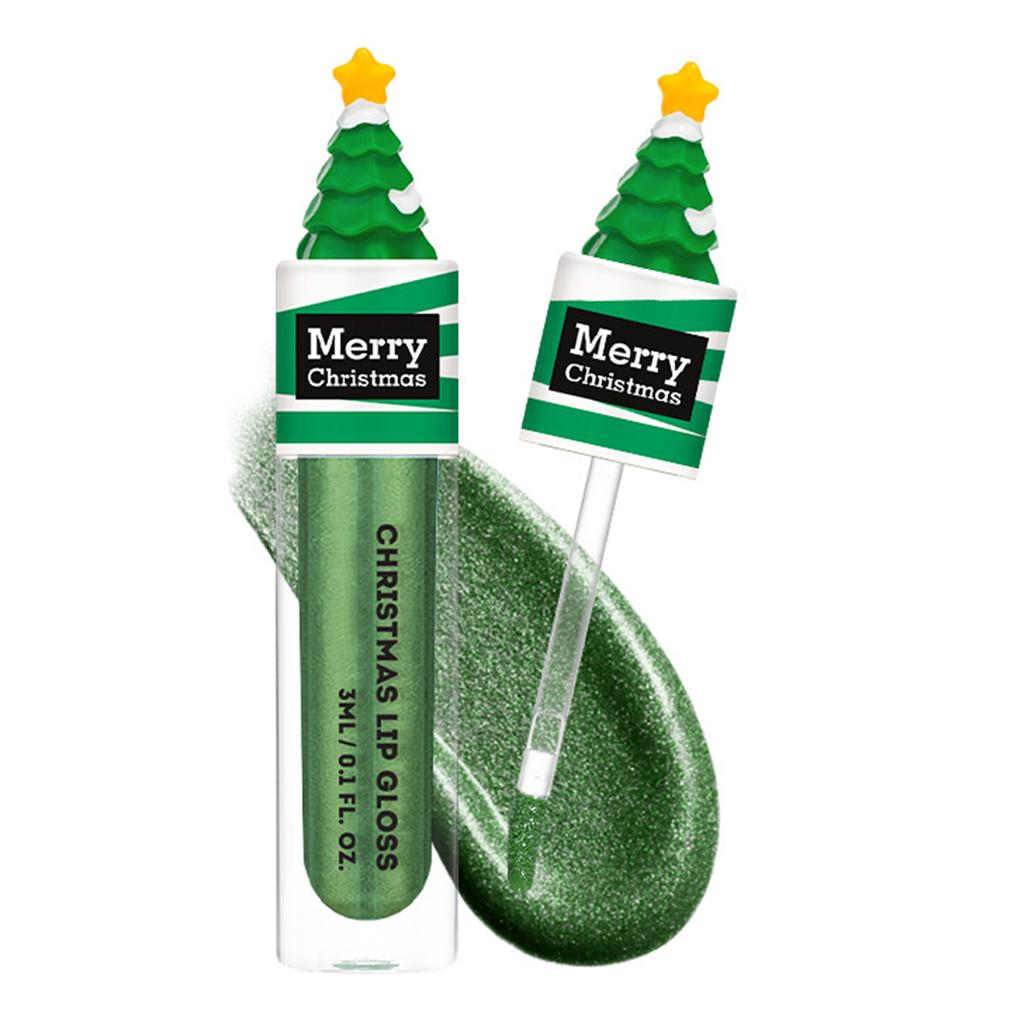 Single Piece Christmas Lipstick Set Liquid Lip Gloss for Women Girls Holiday Party Makeup Gifts Stocking Stuffers Small Present