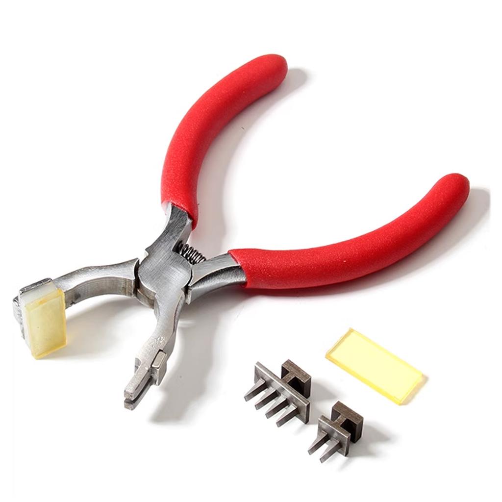 Handmade Leather Watch Strap Hole Punching Pliers, Silent Diamond / Oblique Chopper Cow Leather Punching Tool