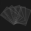 Inner Page Card Binder A6 Photocard Binder Sheets Transparent PP Acid Free Photo Album Refill Pages Photocard Holder