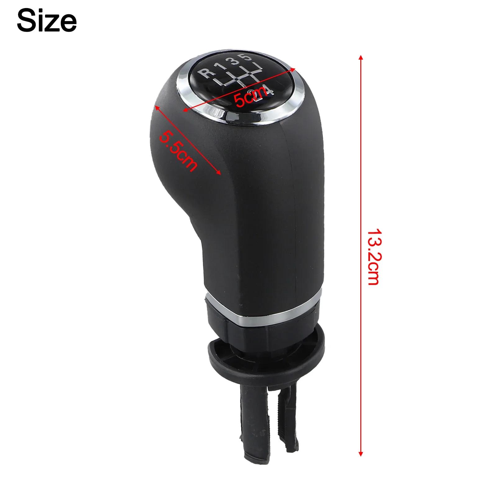 

5/6Speed Black Manual Gear Shifter Knob For OPEL For CORSA D 2006-2015 For OPEL For Adam 2012- Shifter Lever Handle 5speed