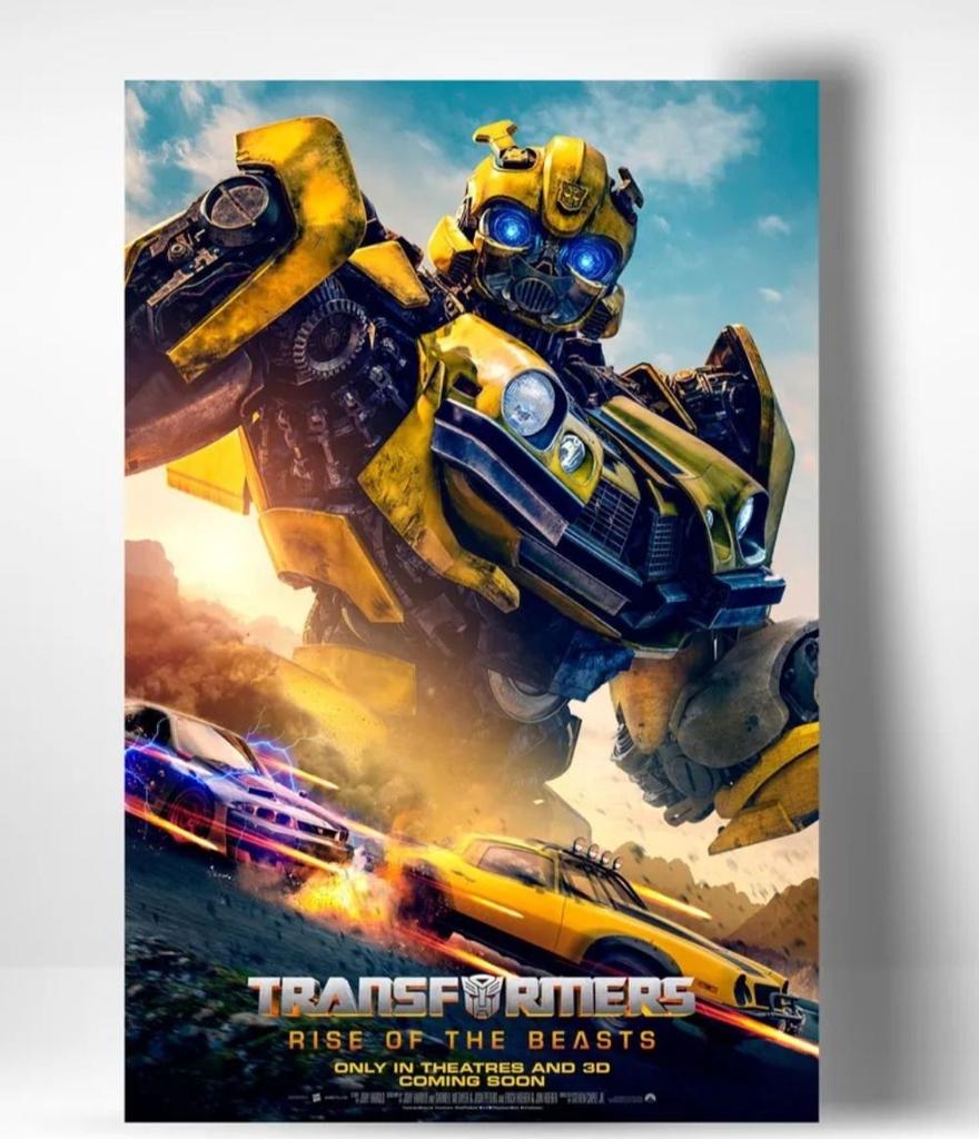 Transformers Rise of the Beasts Metal Poster, Movie Wall Art 20x30cm