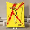8 Size Classic Hot Movie Kill-Bill Flannel Blanket Home Sofa Lunch Break Blankets Children Student Blankets Nap Cover Kid Gift