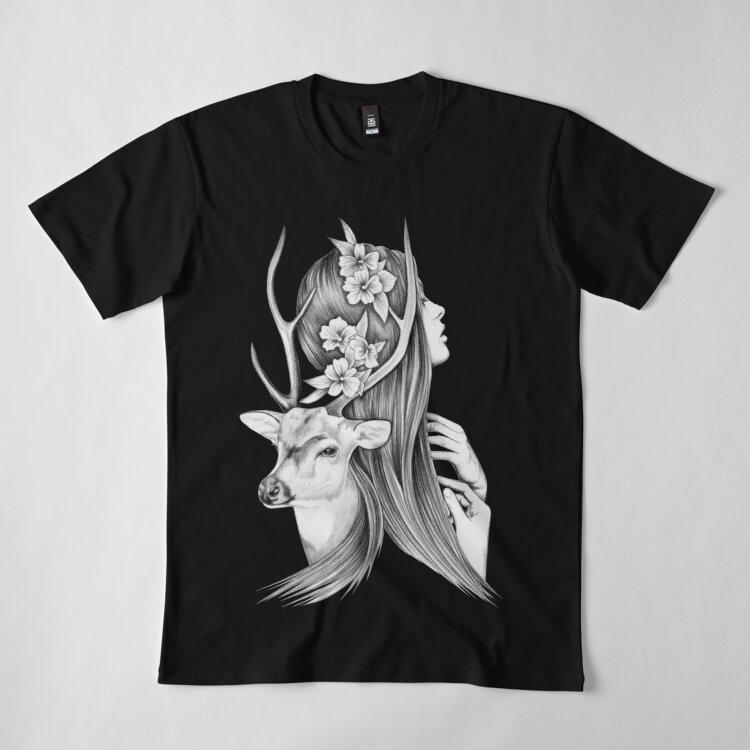 Buy Men Premium Cotton Harajuku TShirt Stand Print Tees Funny Style Round Neck Cotton Tshirt