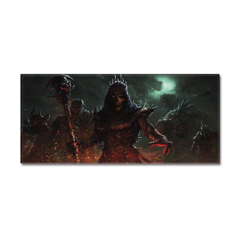 Thriller Skull Bathroom Non-Slip Floor Mat Bathroom Door Mat Kitchen Absorbent Long Living Room Carpet