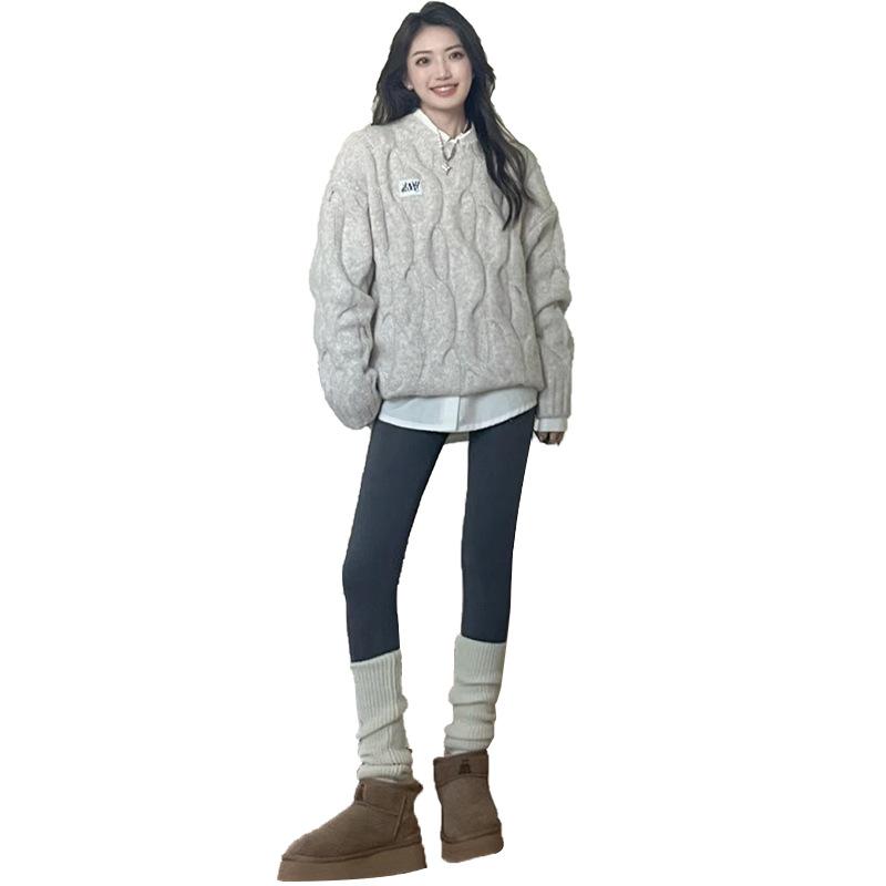 Pants Women's Outer Wear Spring and Autumn Thin High Waist Hip Lift Yoga Fitness Leggings Winter Velvet Thermal Leggings