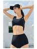 Women's High Waist Plus Size Boyleg Swim Shorts - Anti-Embarrassment Triangle Bikini Briefs