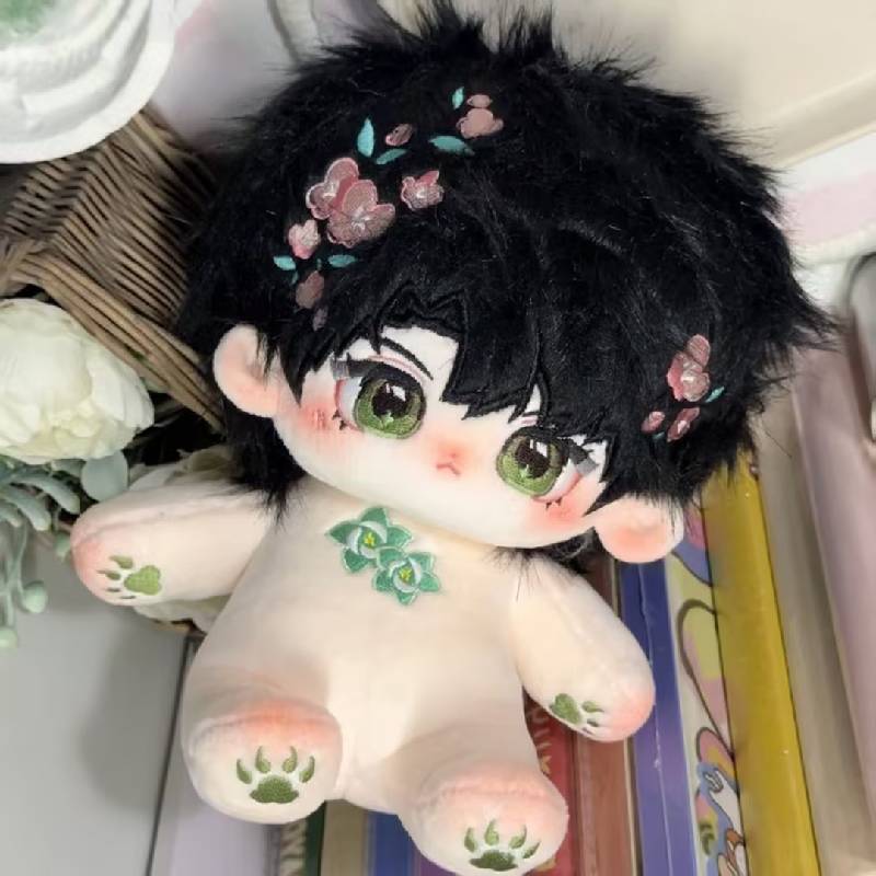 Love And Deepspace Plush Doll With Skeleton Cute Cartoon Anime Figurine Movable Action Figure Model Dress Up Doll Birthday Gift
