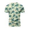 T-shirt da uomo alla moda con stampa, scollo a V, maniche corte