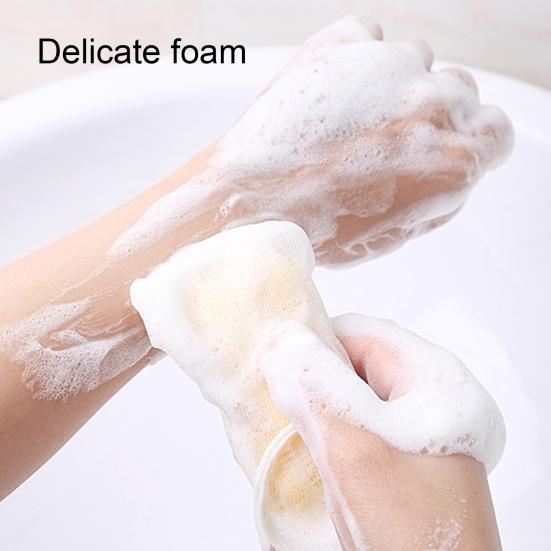 20Pcs Soap Net Skin-friendly Dual Mesh White Color Soap Saver Bag for Bath