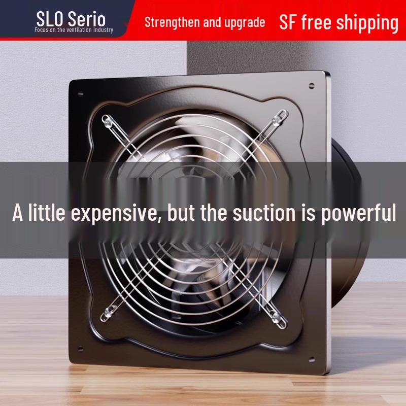 

Мощный вытяжной вентилятор для кухни и ванной комнаты - Вентиляция от дыма, Бесплатная доставка 7-inch (Stainless Steel)