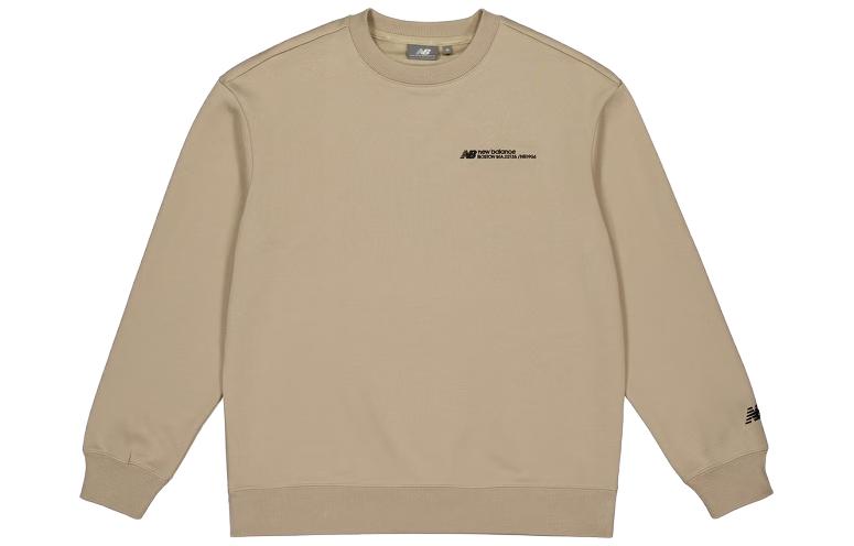 Толстовки New Balance Мужские Хаки Круглый вырез Умеренный Обычный NCD43081-LBE XL