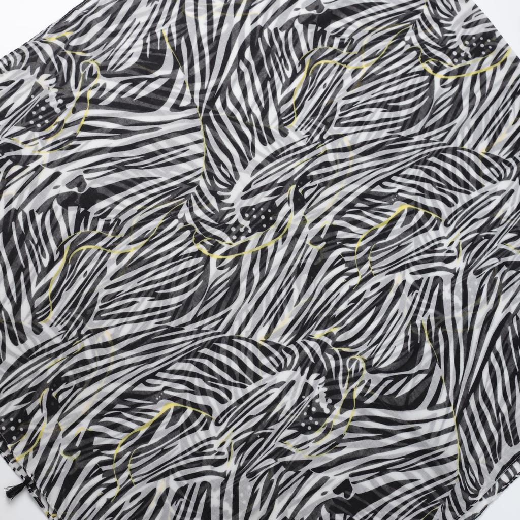 Punk Zebra Bali Yarn Printing Long Towel Factory Sales Travel Vacation Sun Protection Warm Women Shawl