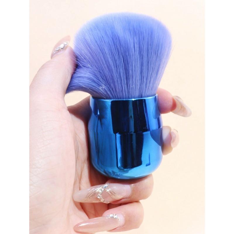 1pc Large Face Powder Brush, Makeup Brush For Nail Art Powder, Blush Brush, Makeup Brush, Soft Hair Beauty Tool Brush,Contour Powder Brush